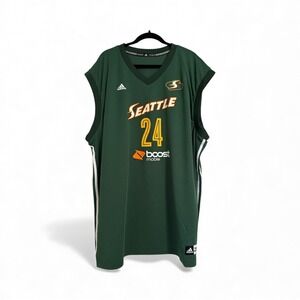 Seattle Storm Jersey Adidas Jewell Loyd WNBA Mens 2XL